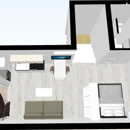 - Kornati - De 40 M2 Avec Piscine アパート